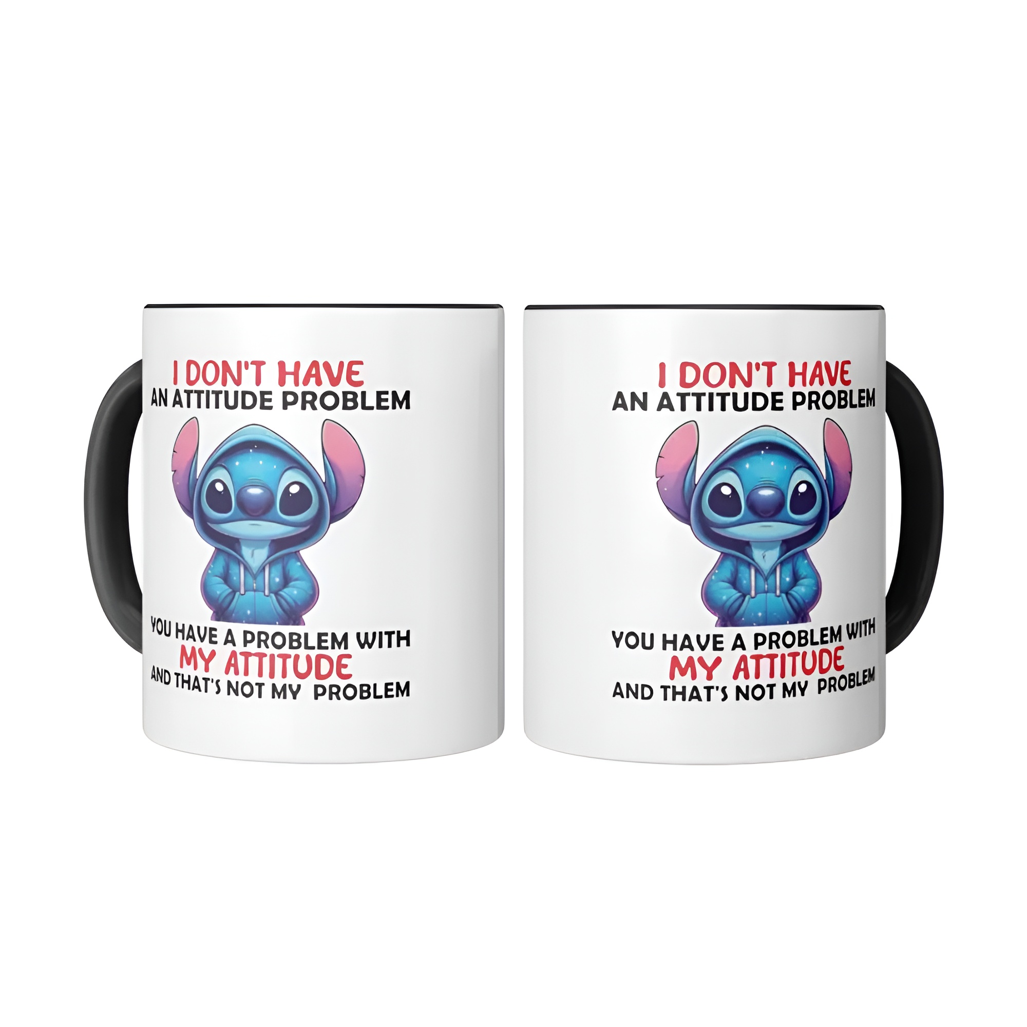 Funny Stitch Design Coffee Mug With Attitude Quote Printed