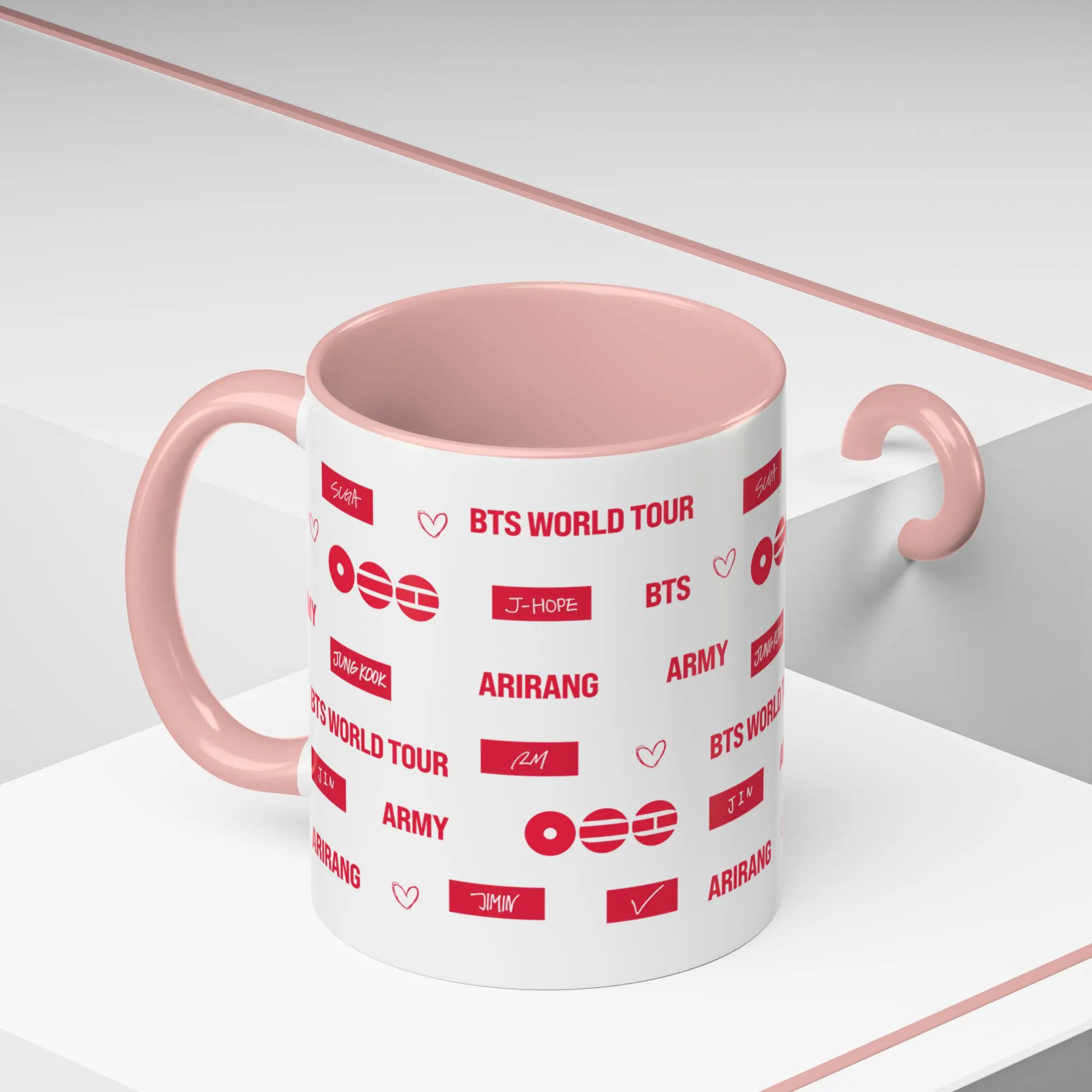 Music Tour Pattern Ceramic Coffee Mug