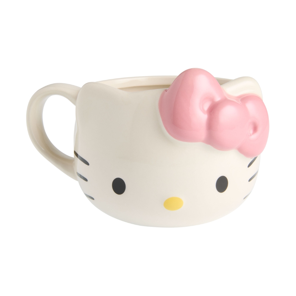 Hello Kitty Face Figural Ceramic Mug