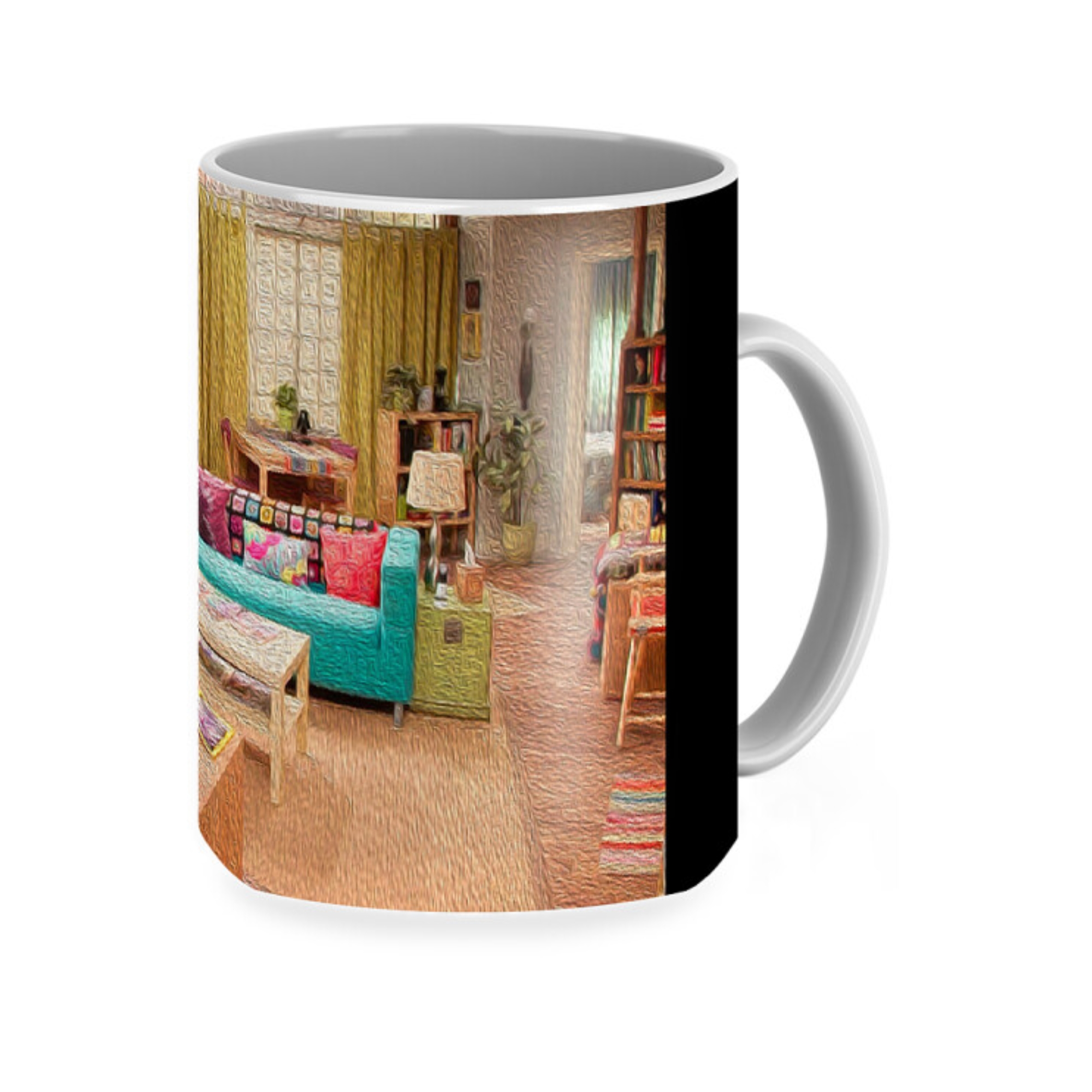 Penny Apartment Oil Painting Style Coffee Mug