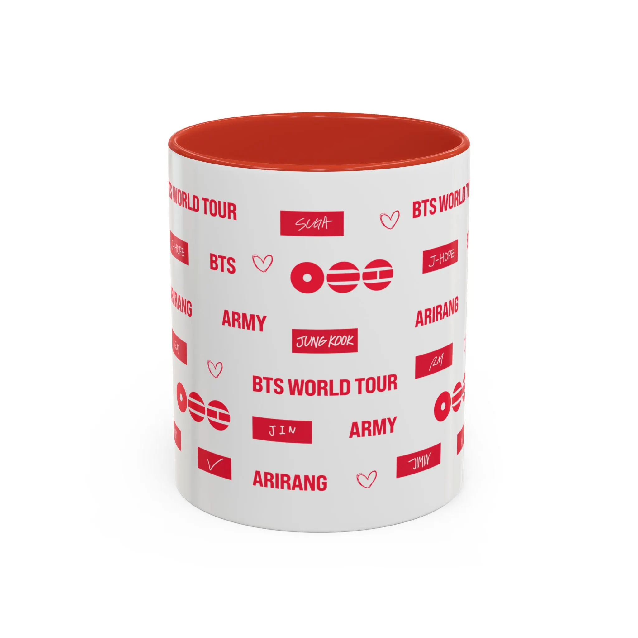 Music Tour Pattern Ceramic Coffee Mug