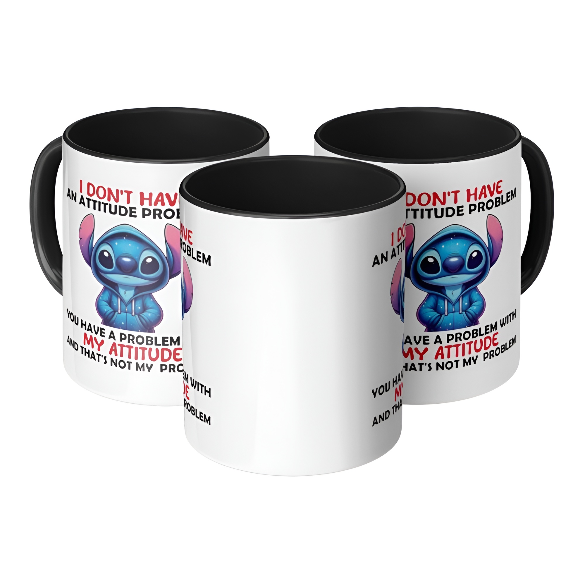 Funny Stitch Design Coffee Mug With Attitude Quote Printed