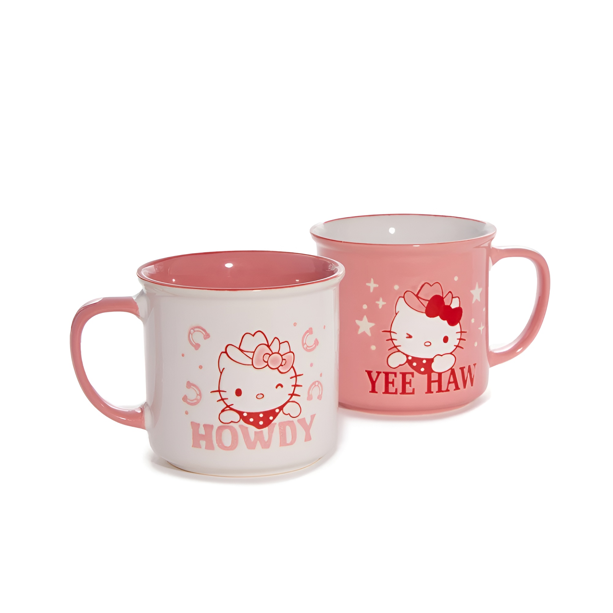 Hello Kitty Lone Star Ceramic Mug Gift Set (Set of 2)