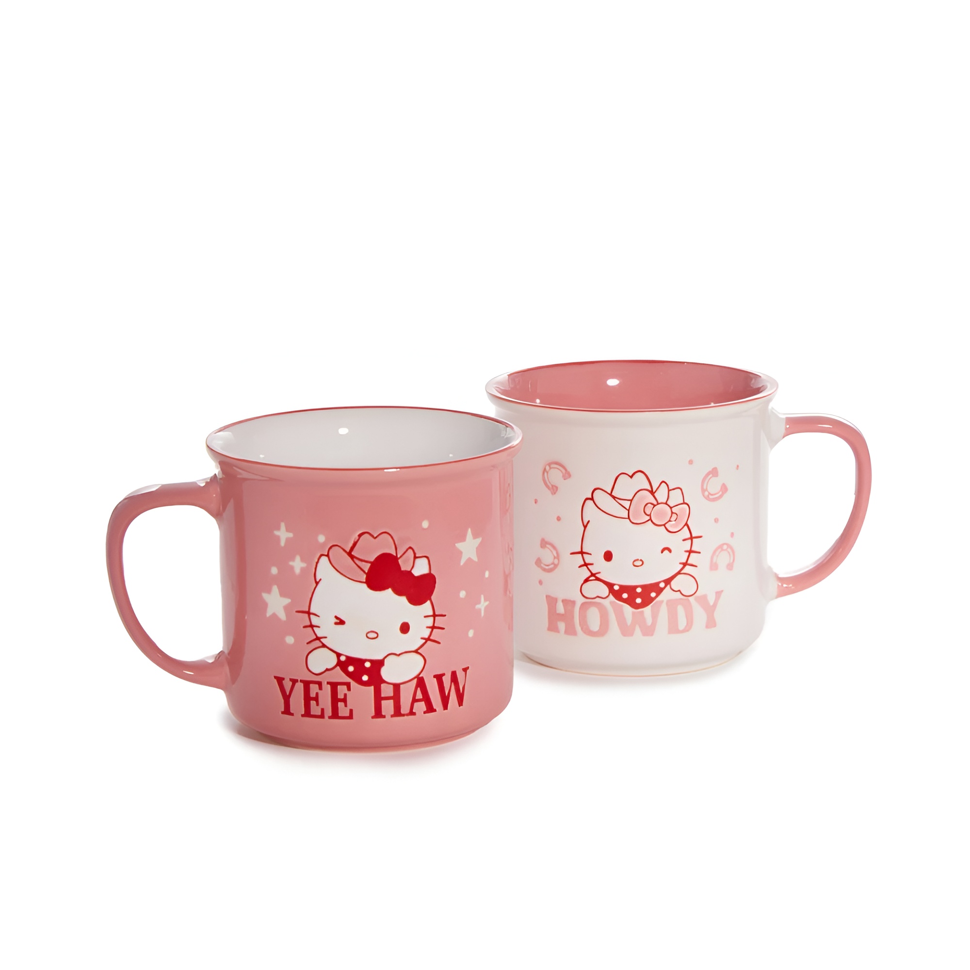 Hello Kitty Lone Star Ceramic Mug Gift Set (Set of 2)