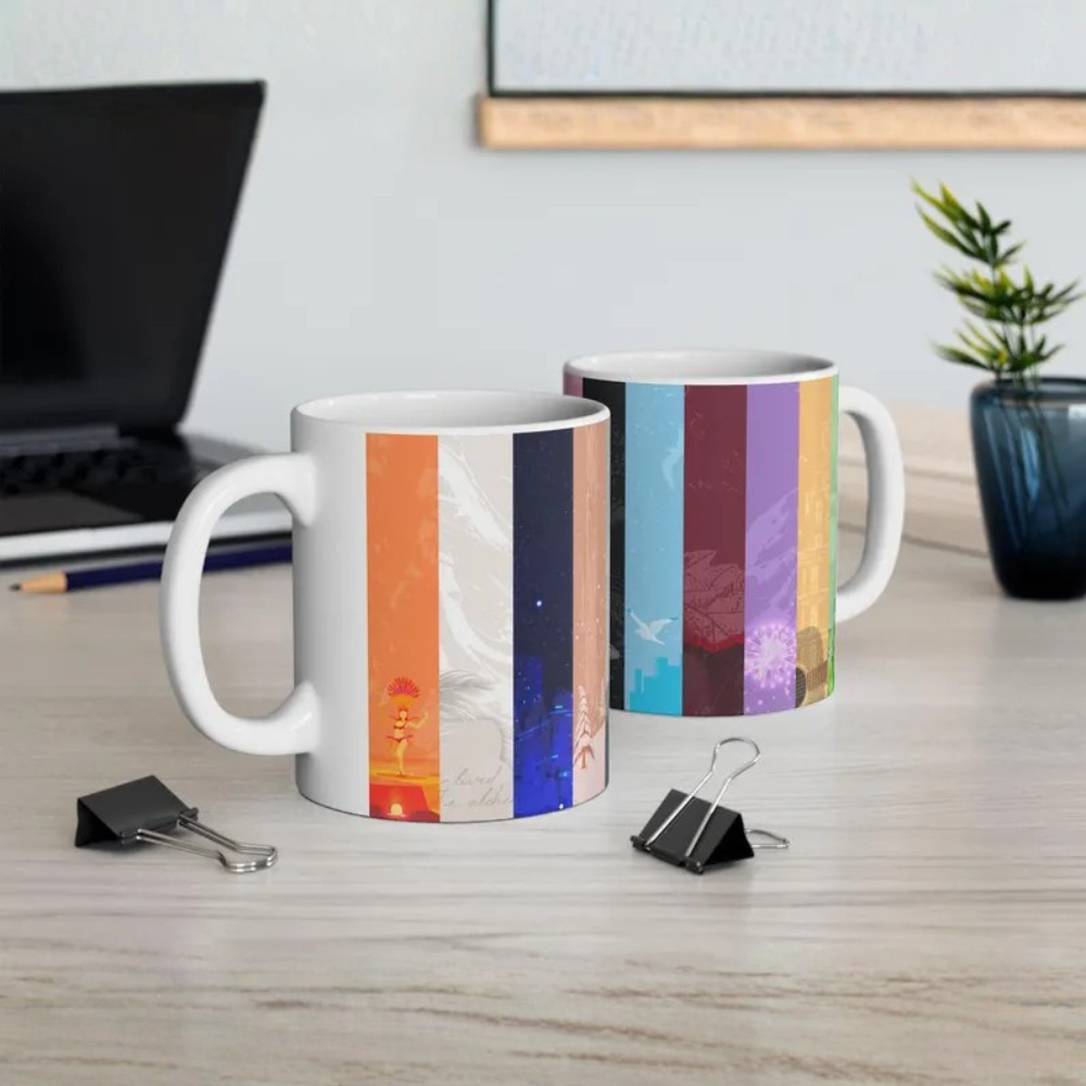 Eras Ceramic Mug, Colorful Music Fan Gift