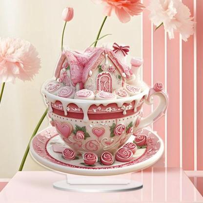Teacup Cottage With Floral Accents - Inspire Cups