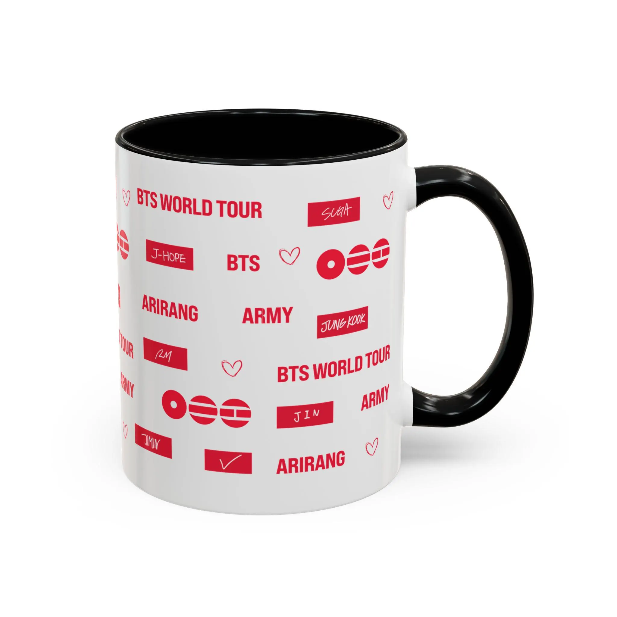 Music Tour Pattern Ceramic Coffee Mug