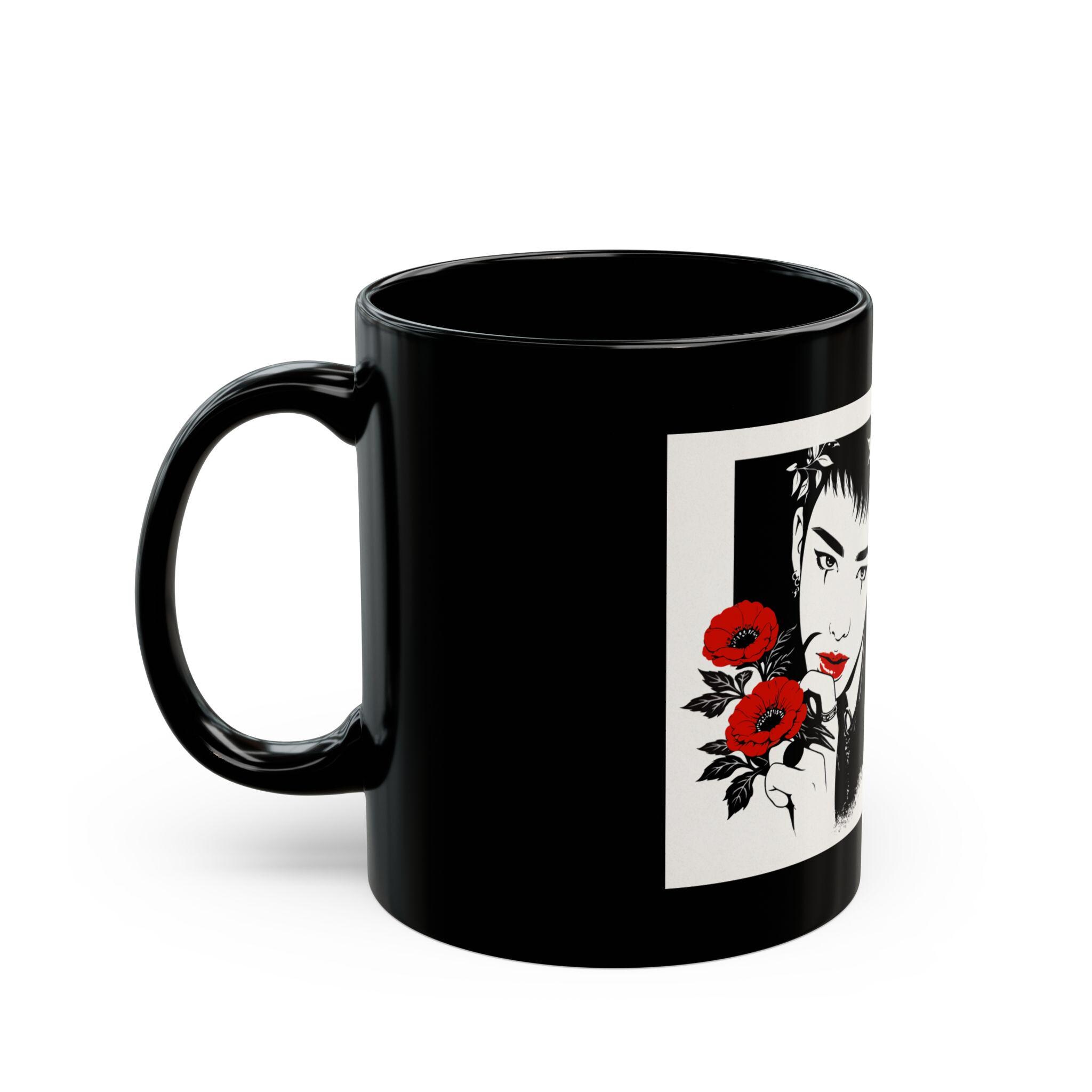 Hyunjin Artistic Illustration Ceramic Coffee Mug 11 Oz