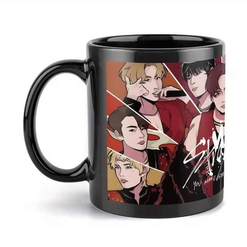 Stray Kids Animated Group Members Ceramic Coffee Mug