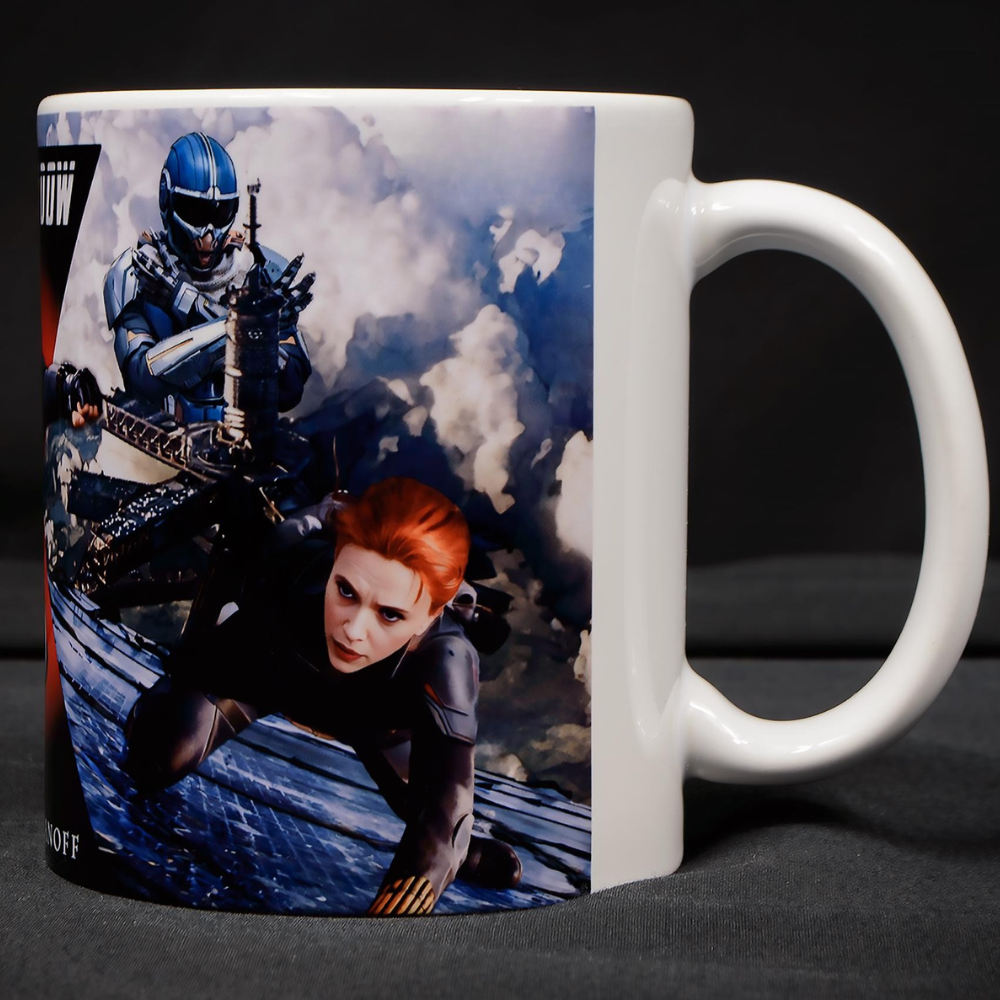 Black Widow Natasha Romanoff Ceramic Character Mug