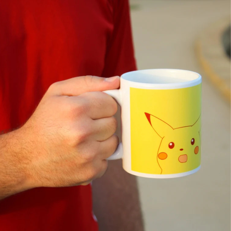 Meme Surprised Pikachu Ceramic Mug
