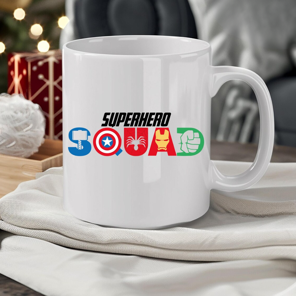 Superhero Squad Custom Coffee Mug