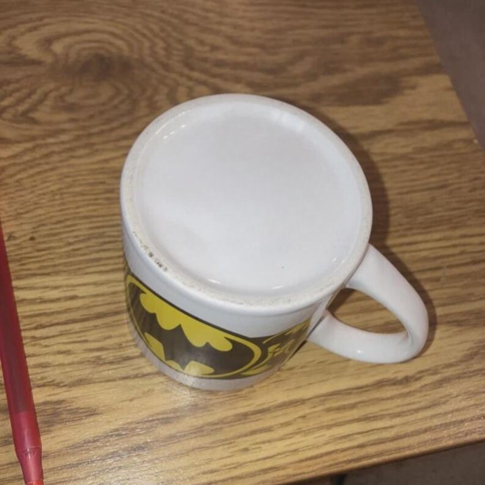 Vintage DC Comics Batman Logo Mug