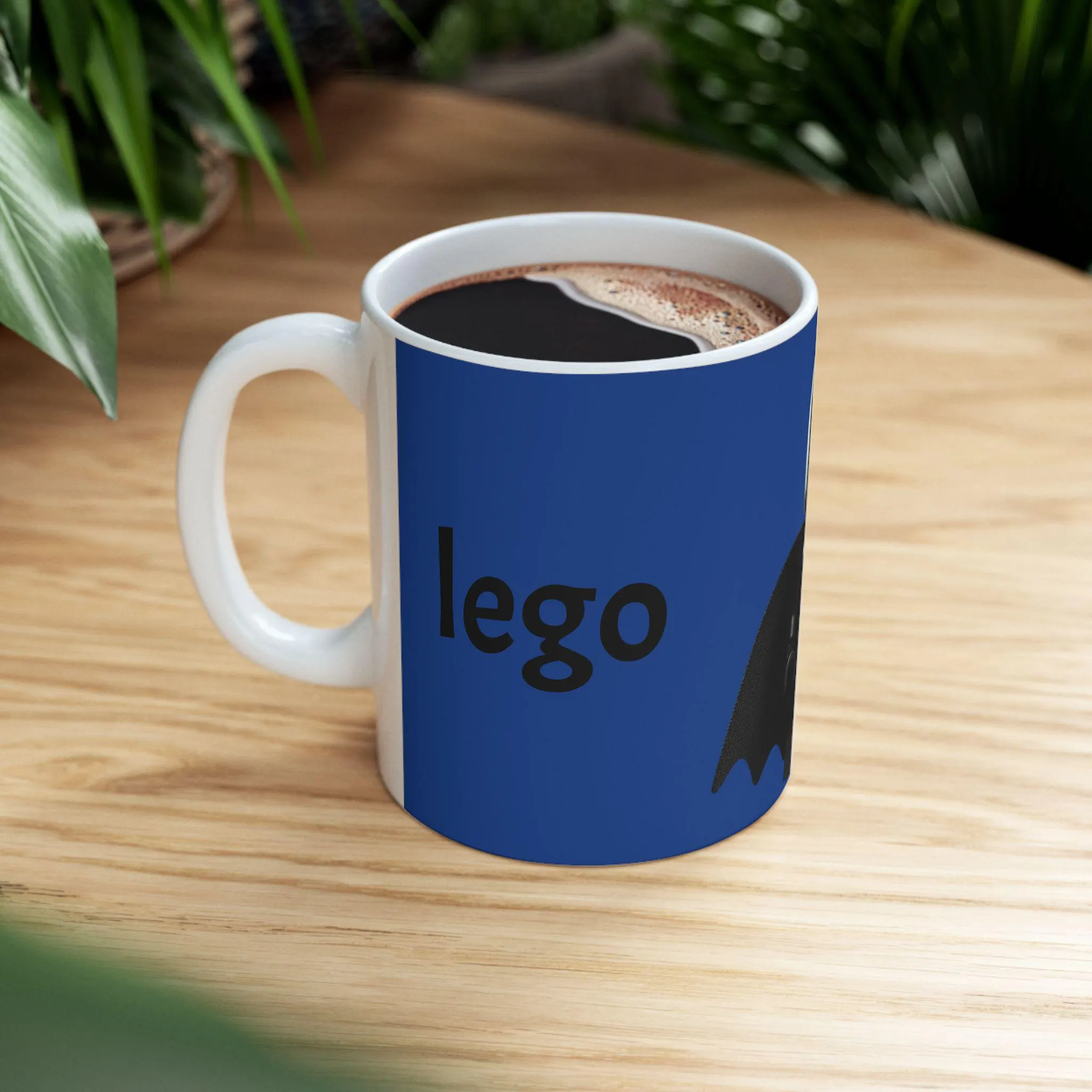 Batman Toy Figure Print Ceramic Coffee Mug