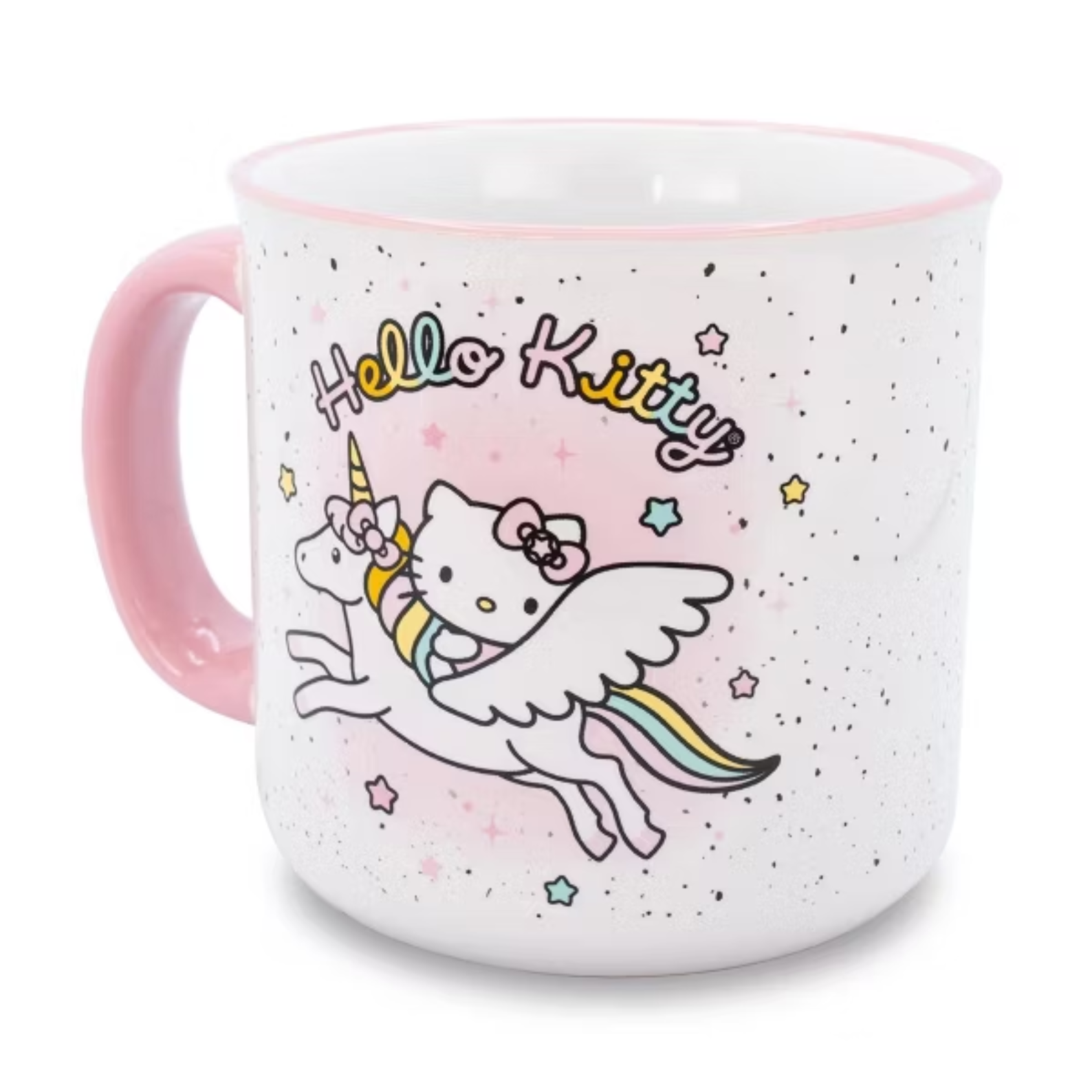 Silver Buffalo Sanrio Hello Kitty Unicorn Star Ceramic Camper Mug