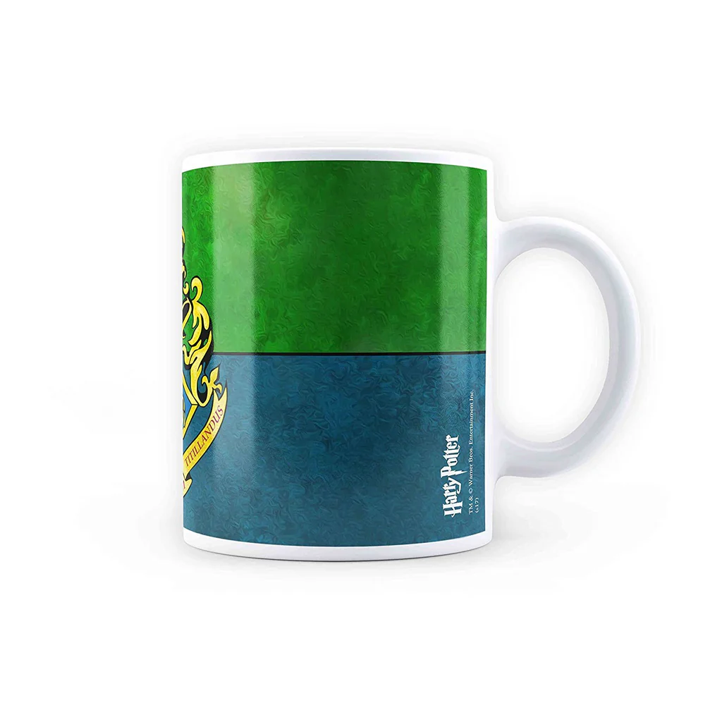 Harry Potter Hogwarts House Crest Design Drinking Mug Front View