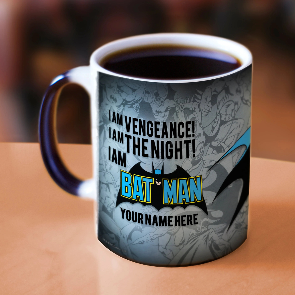 Batman Personalized Heat Sensitive Morphing Mug