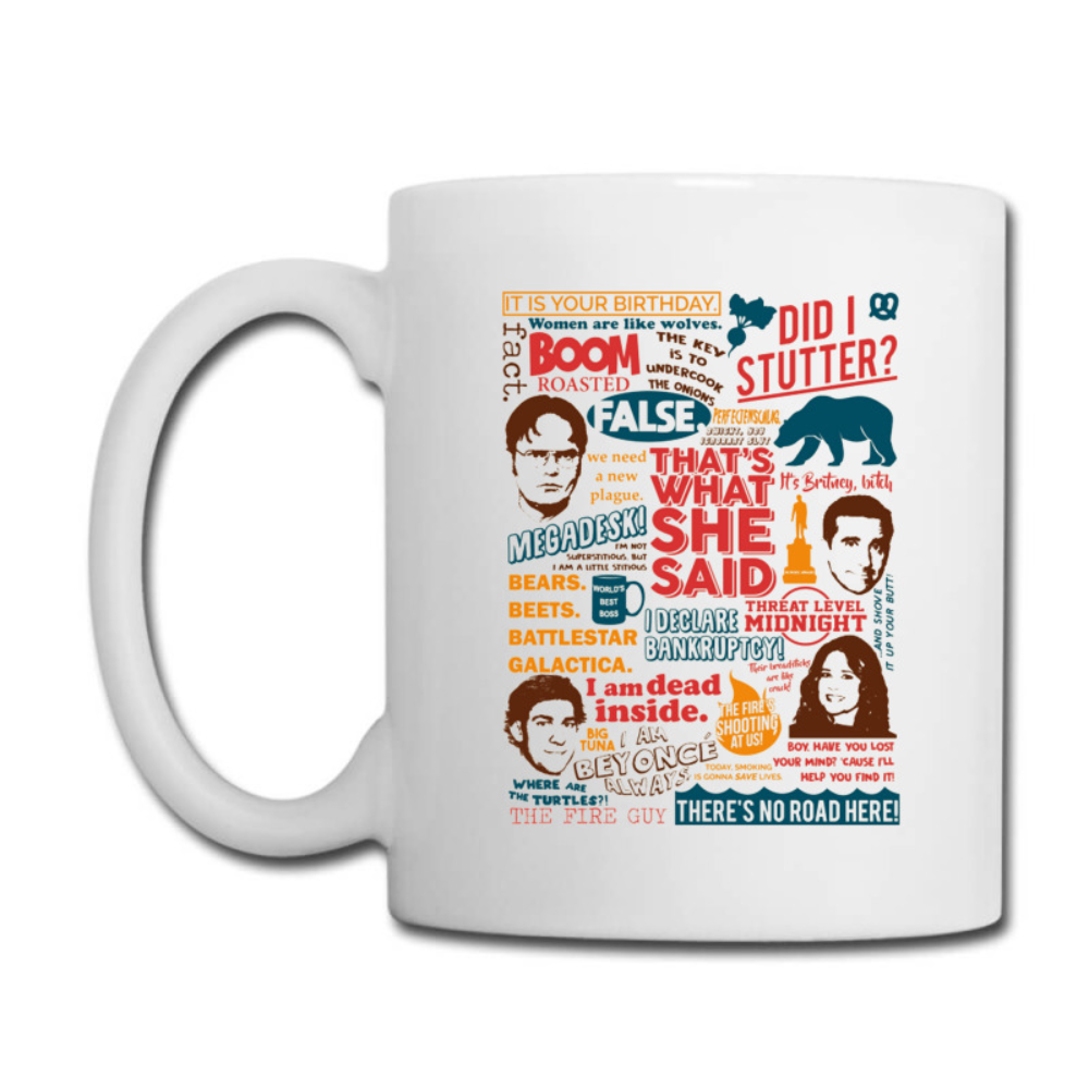The Office Quotes Character Ceramic Mug