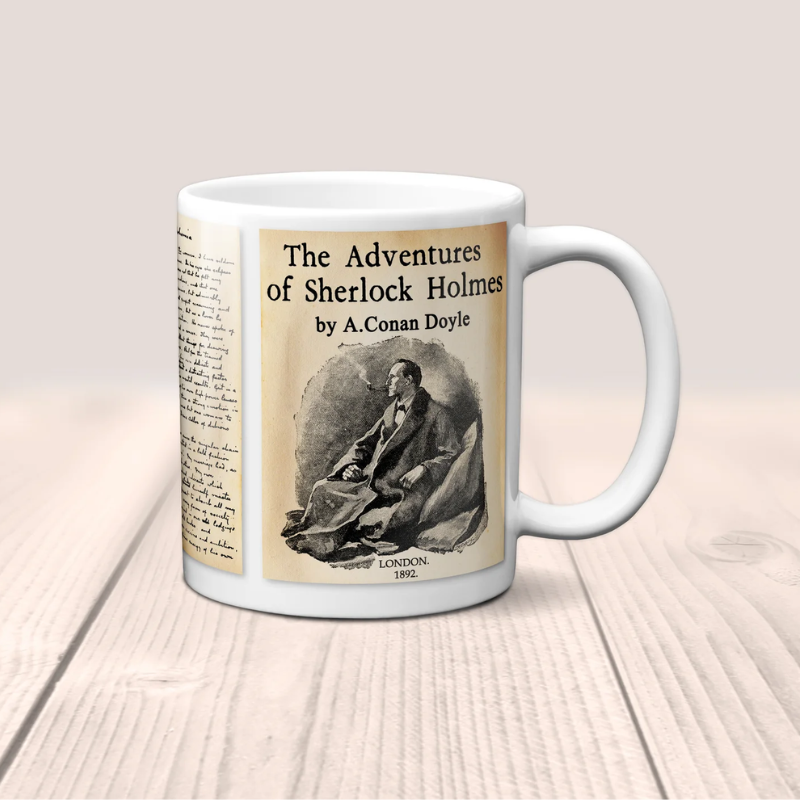 Sherlock Holmes Book Cover Ceramic Mug