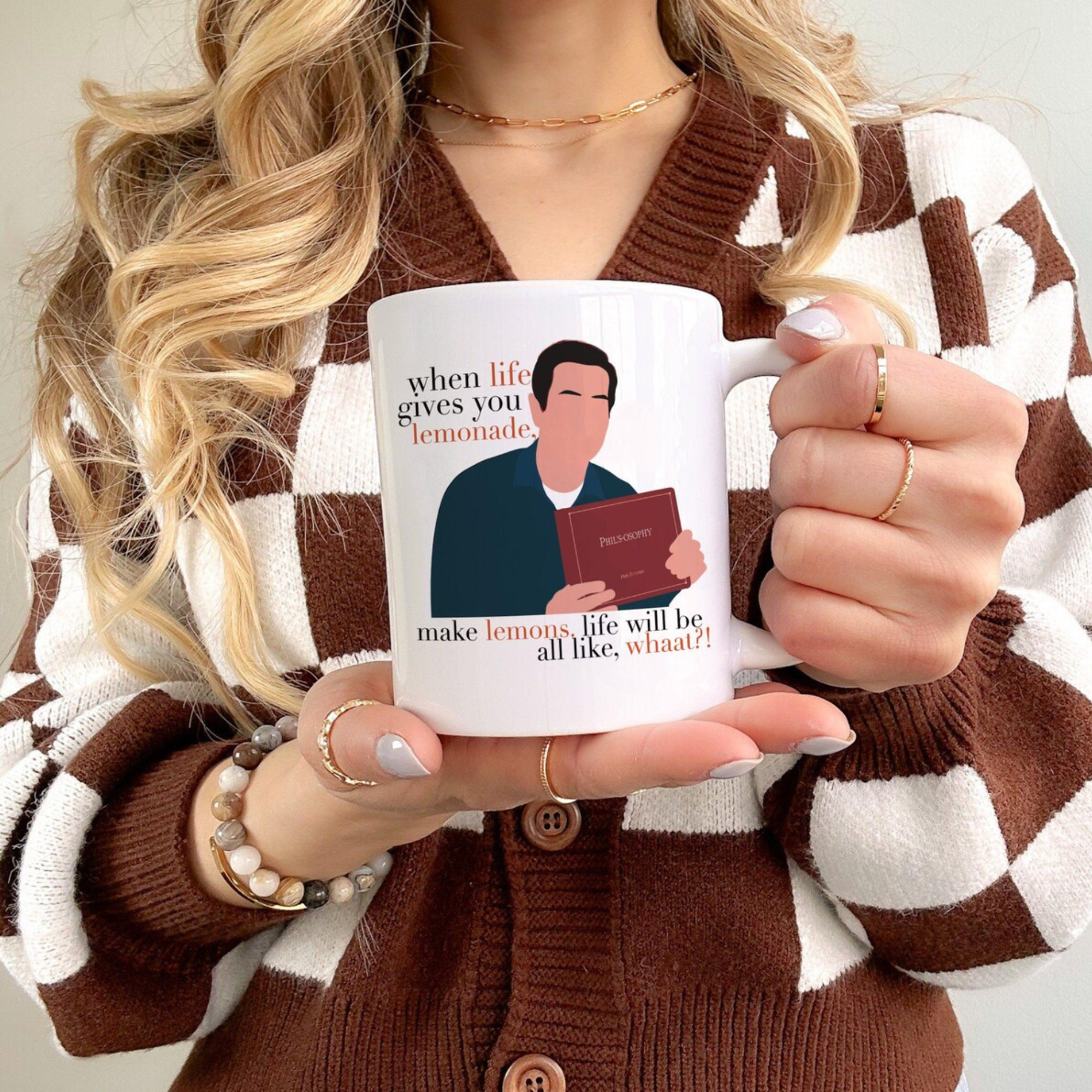 Modern Family Phil Dunphy Ceramic Coffee Mug When Life Gives You Lemonade