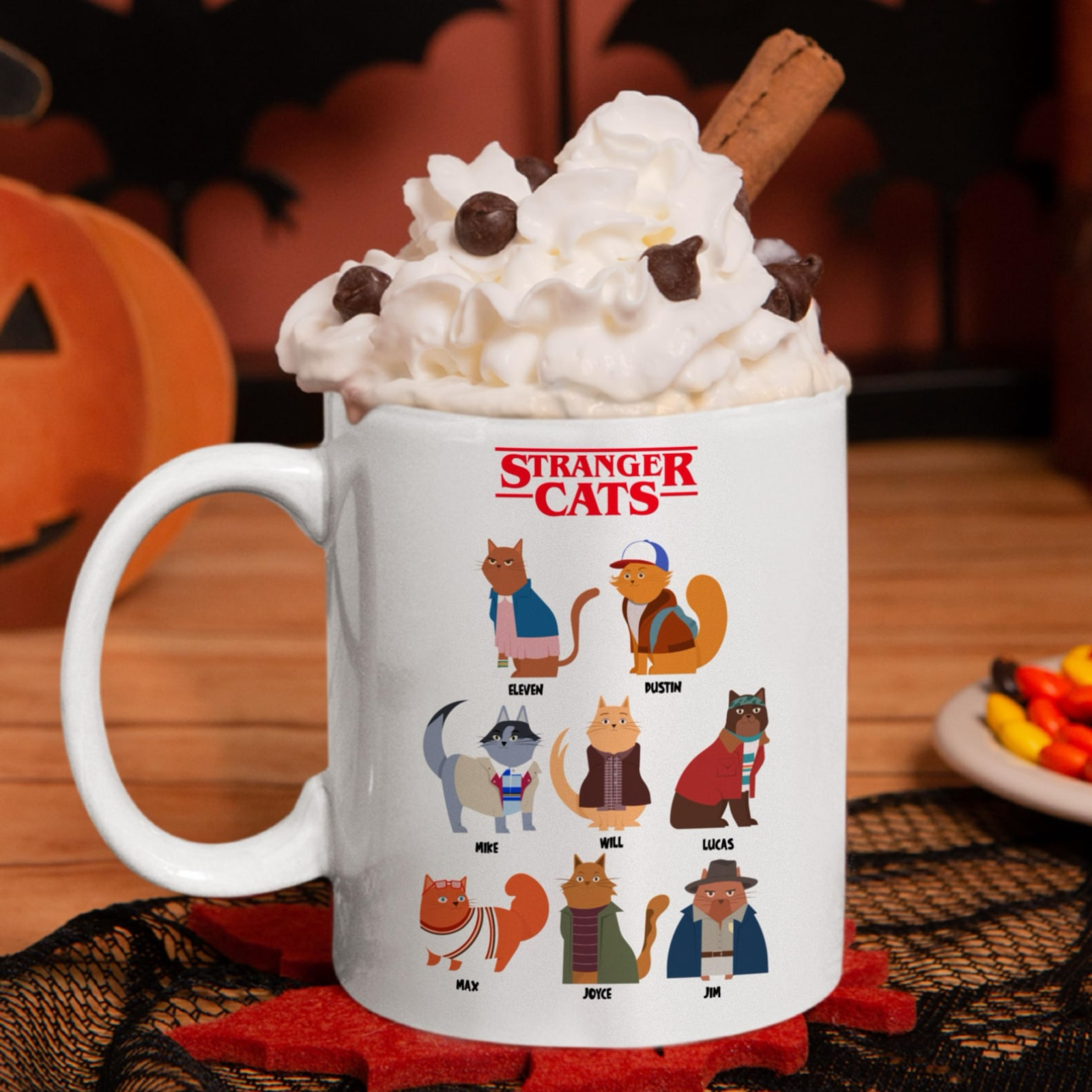 Stranger Things Mug Gift Stranger Things Stranger Things Merch Ceramic Mug For Fans Birthday Gift