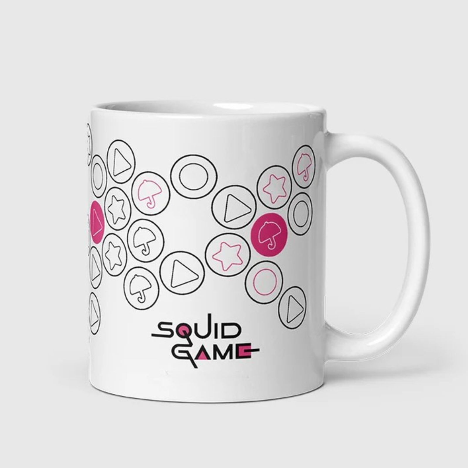 Squid Game Games Pattern Mug