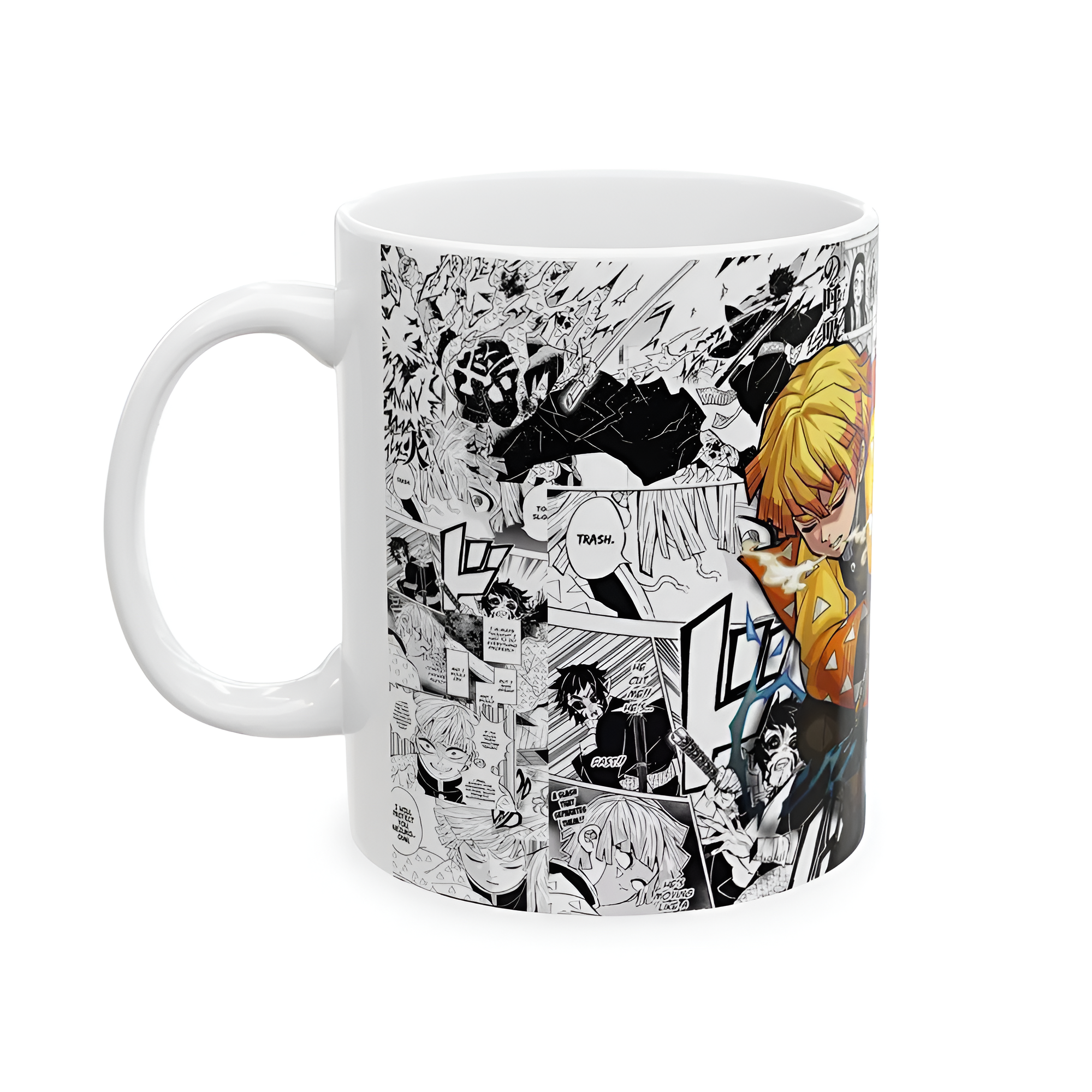 Lightning Design Mug  Demon Slayer Anime Ceramic Mug
