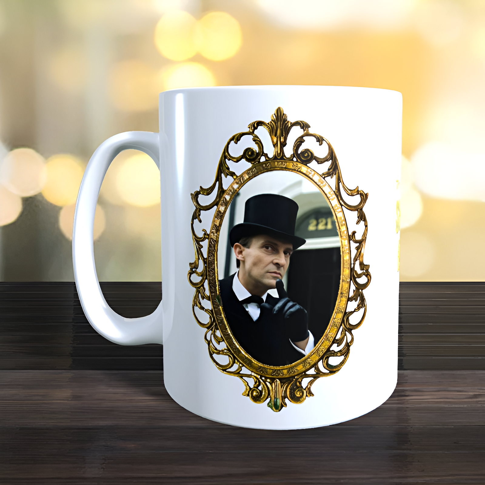 Sherlock Holmes Retro Ceramic Coffee Mug 11 Oz
