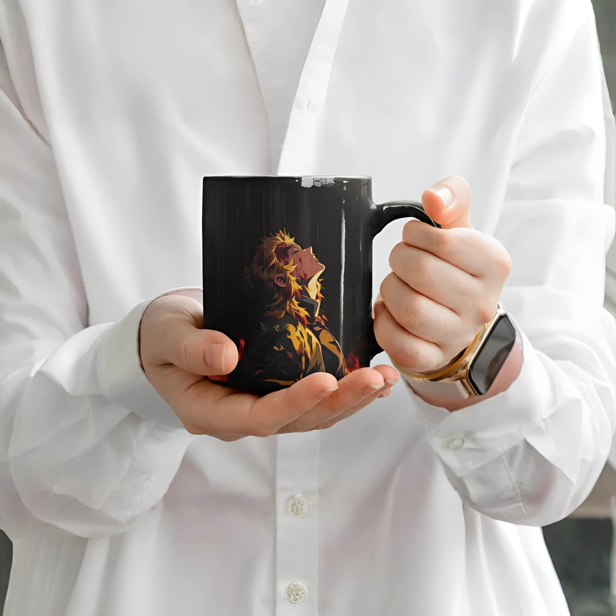 Kyojuro Rengoku Flame Hashira Black Vessel