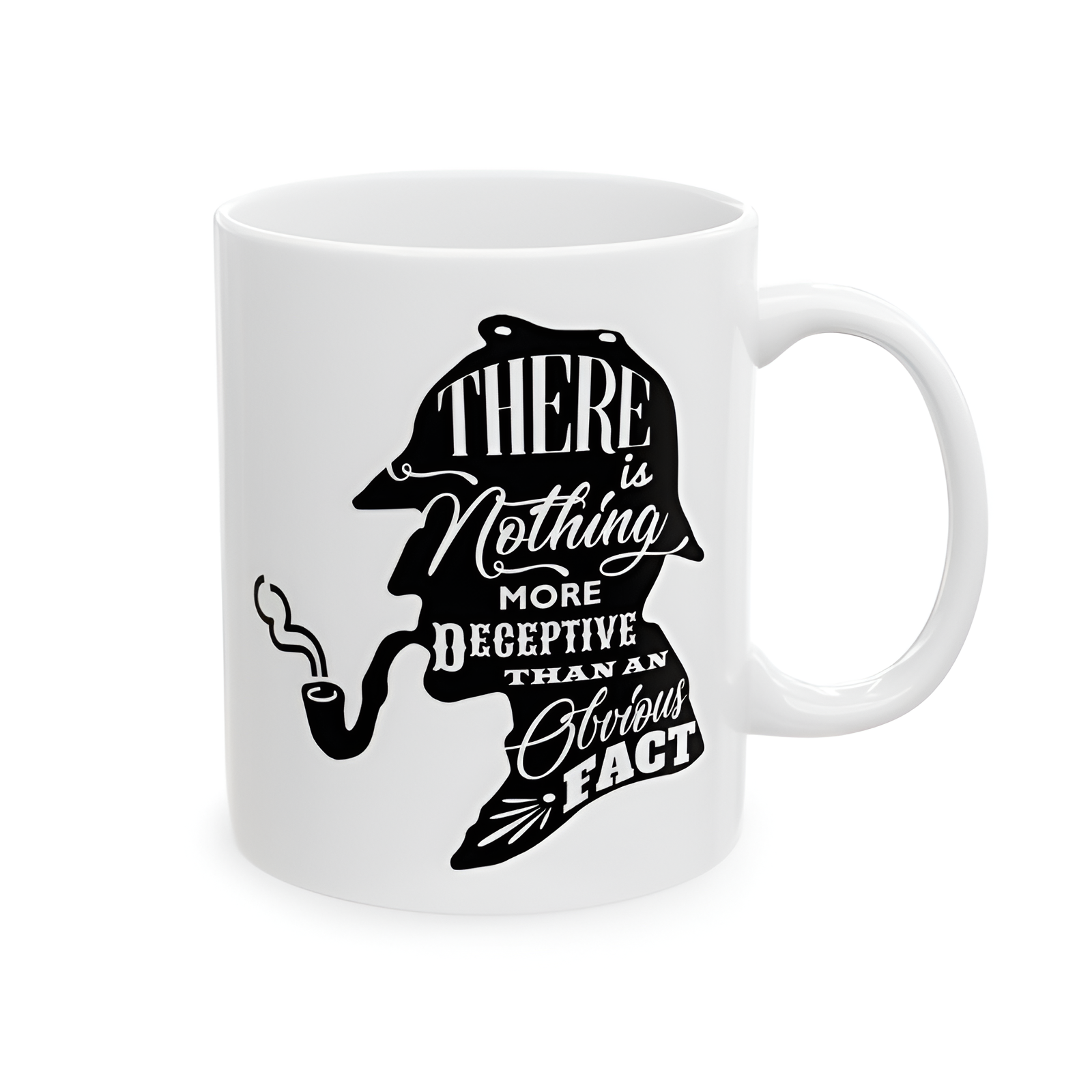 Sherlock Holmes Ceramic Literary Detective Coffee Mug