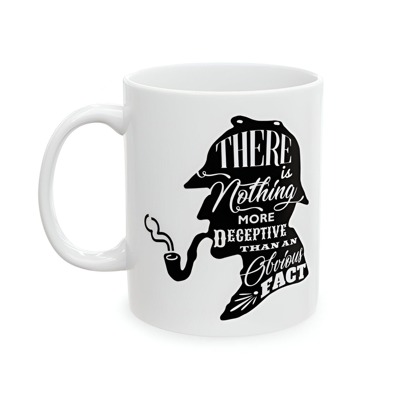 Sherlock Holmes Ceramic Literary Detective Coffee Mug