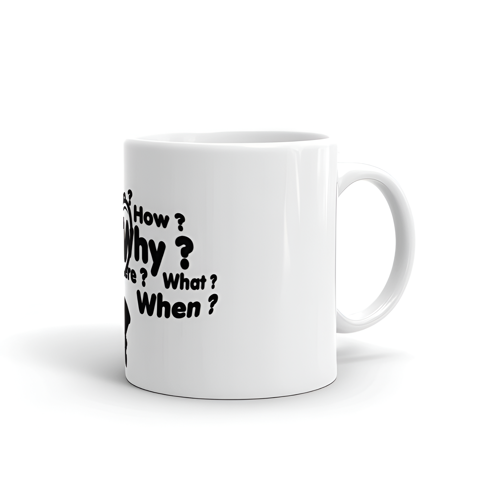 Sherlock Holmes Profile Print Ceramic Coffee Mug