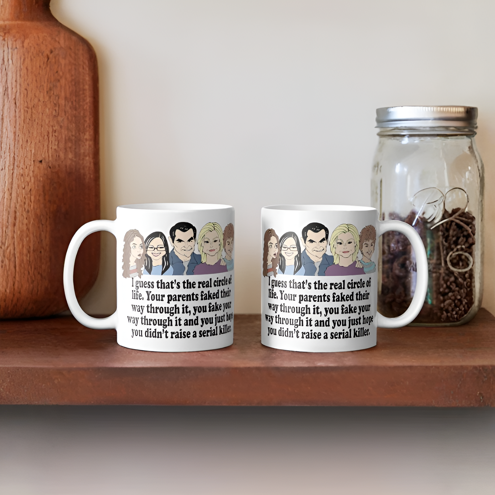 Modern Family Tv Show Character Ceramic Mug