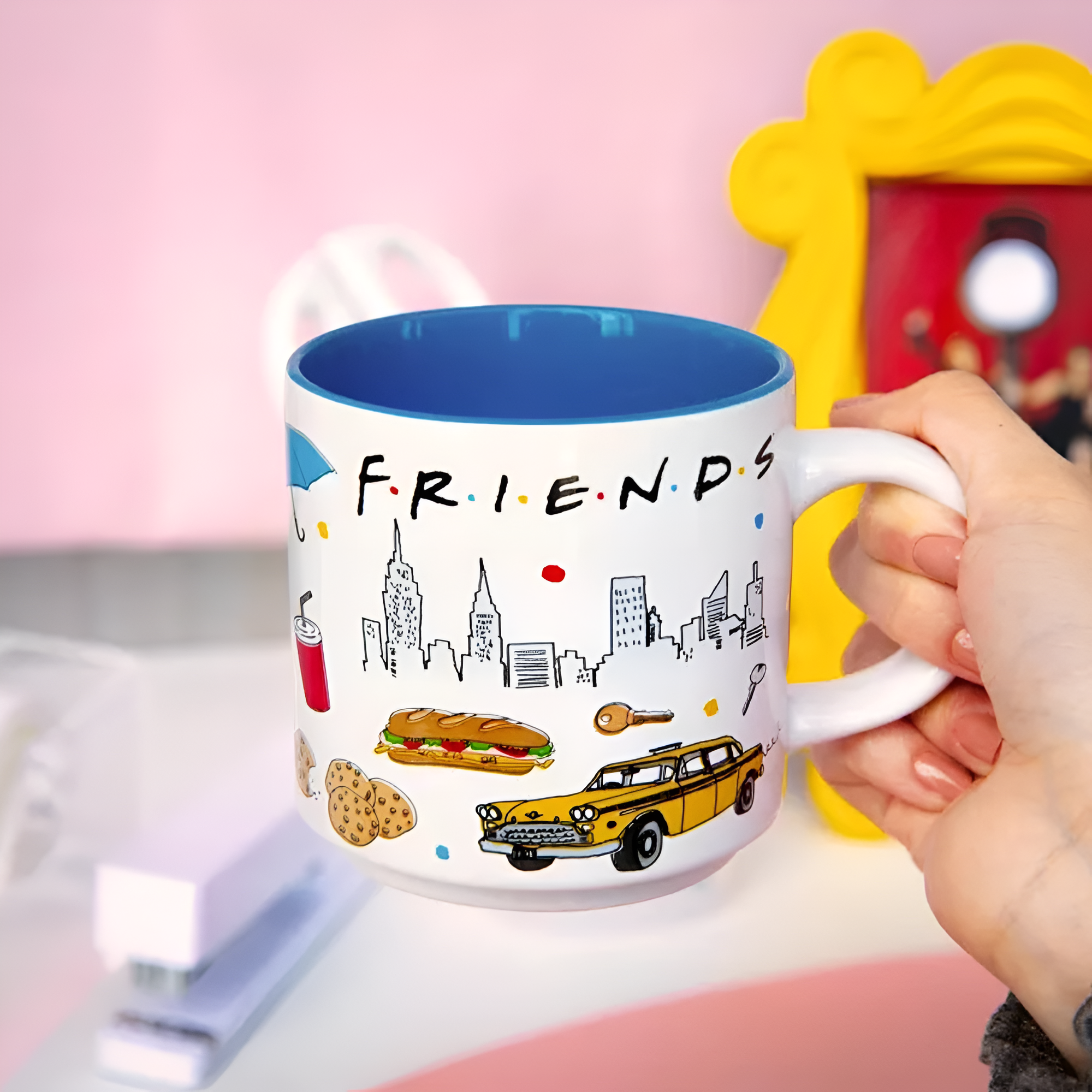 Friends Themed Icons Ceramic Coffee Mug