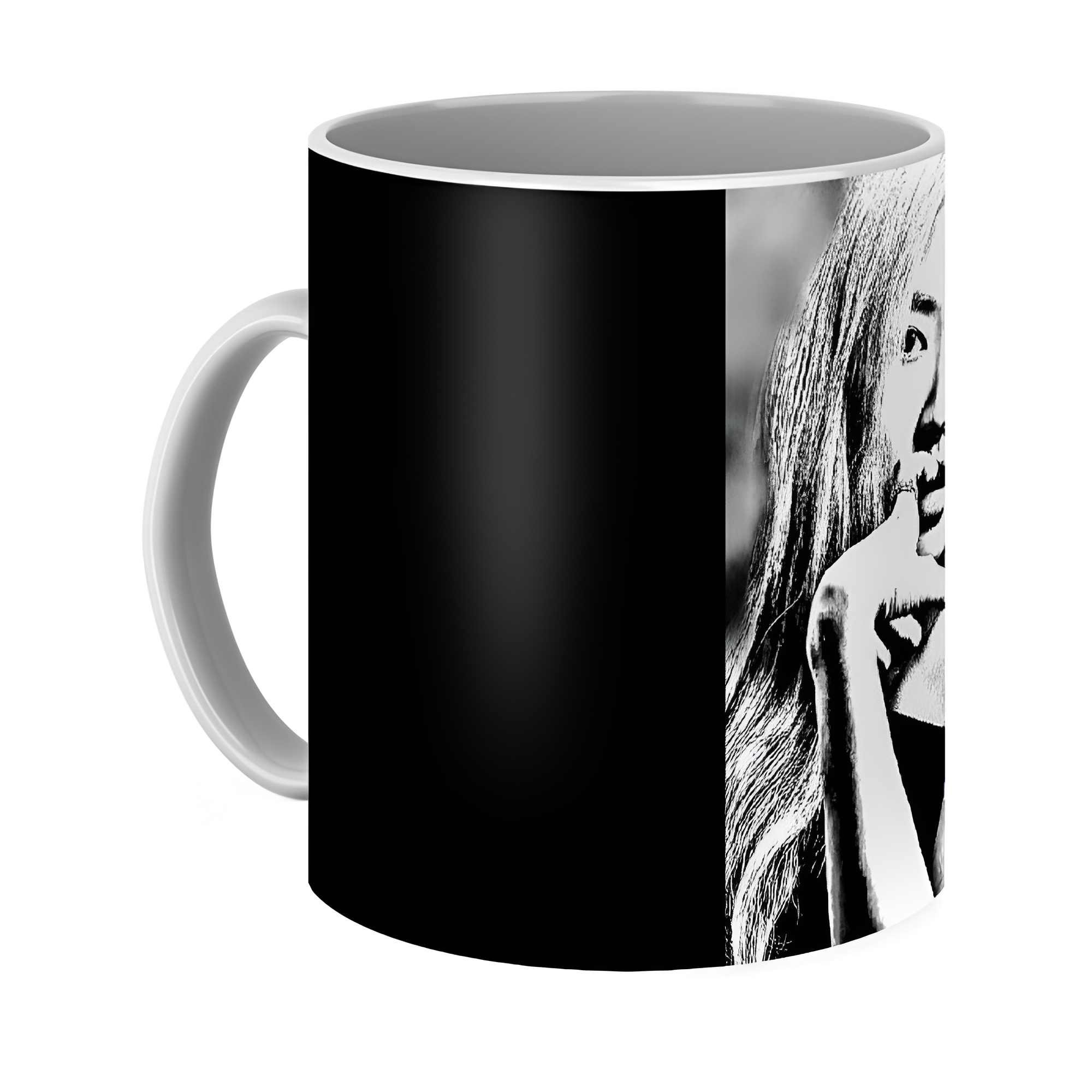 Ceramic Coffee Mug With Stylized Artist Portrait