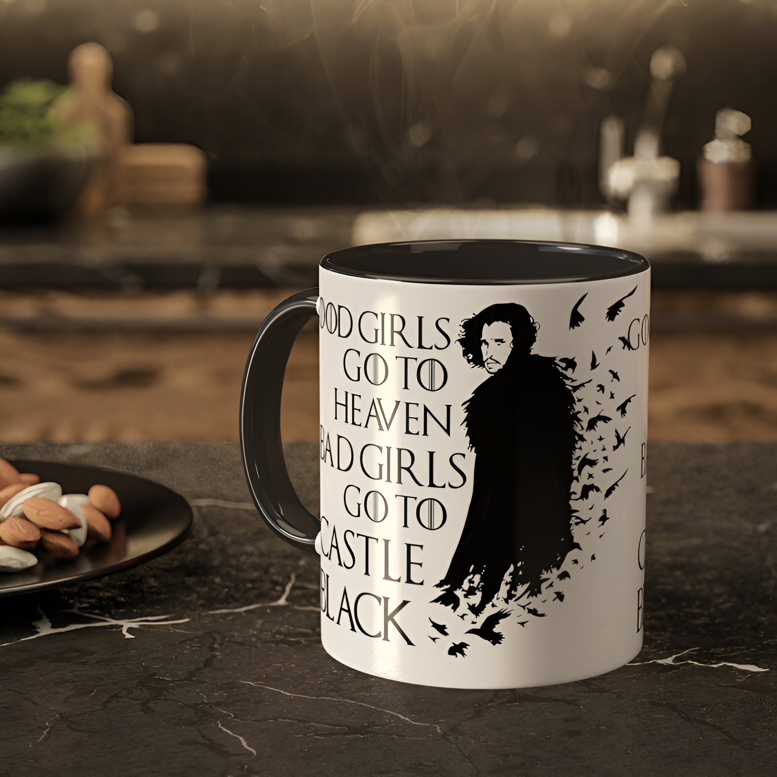 Game Of Thrones Themed Jon Snow Graphic Design Mug
