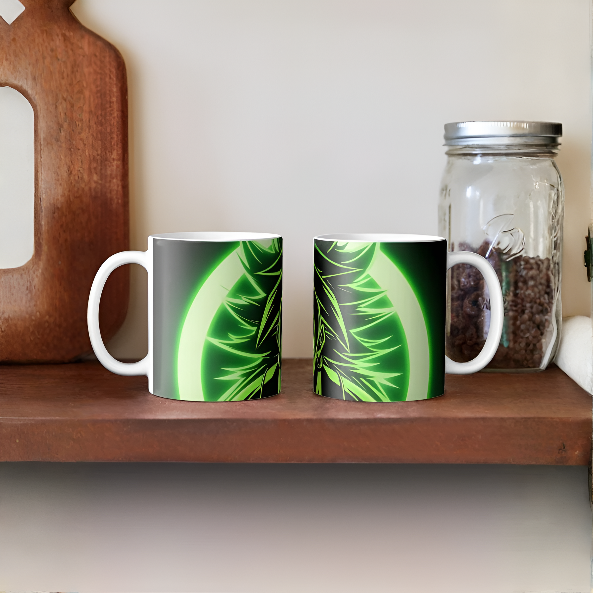 Neon Broly Coffee Mug