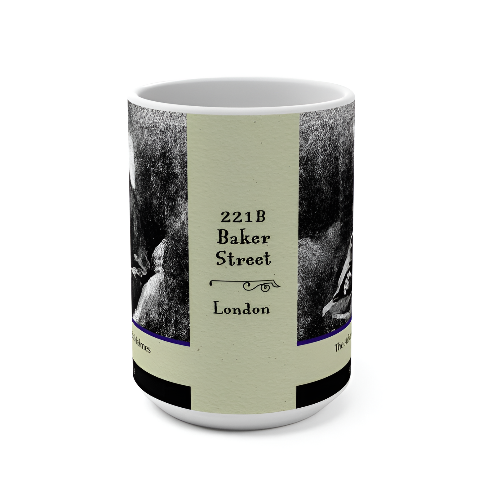 Sherlock Holmes Literary Ceramic Coffee Mug 15 Oz