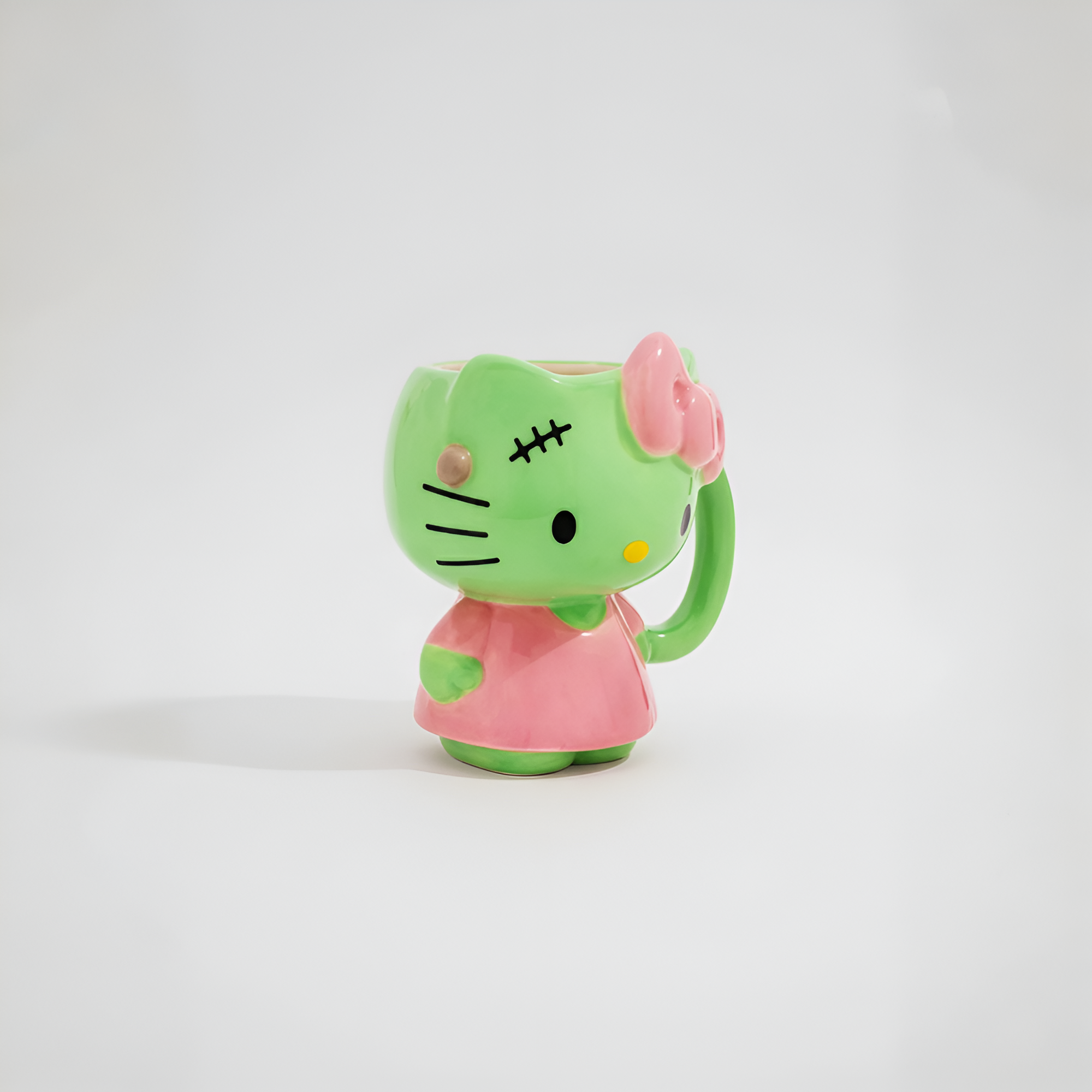 Hello Kitty Character Themed Frankenstein Sculpted Ceramic Mug
