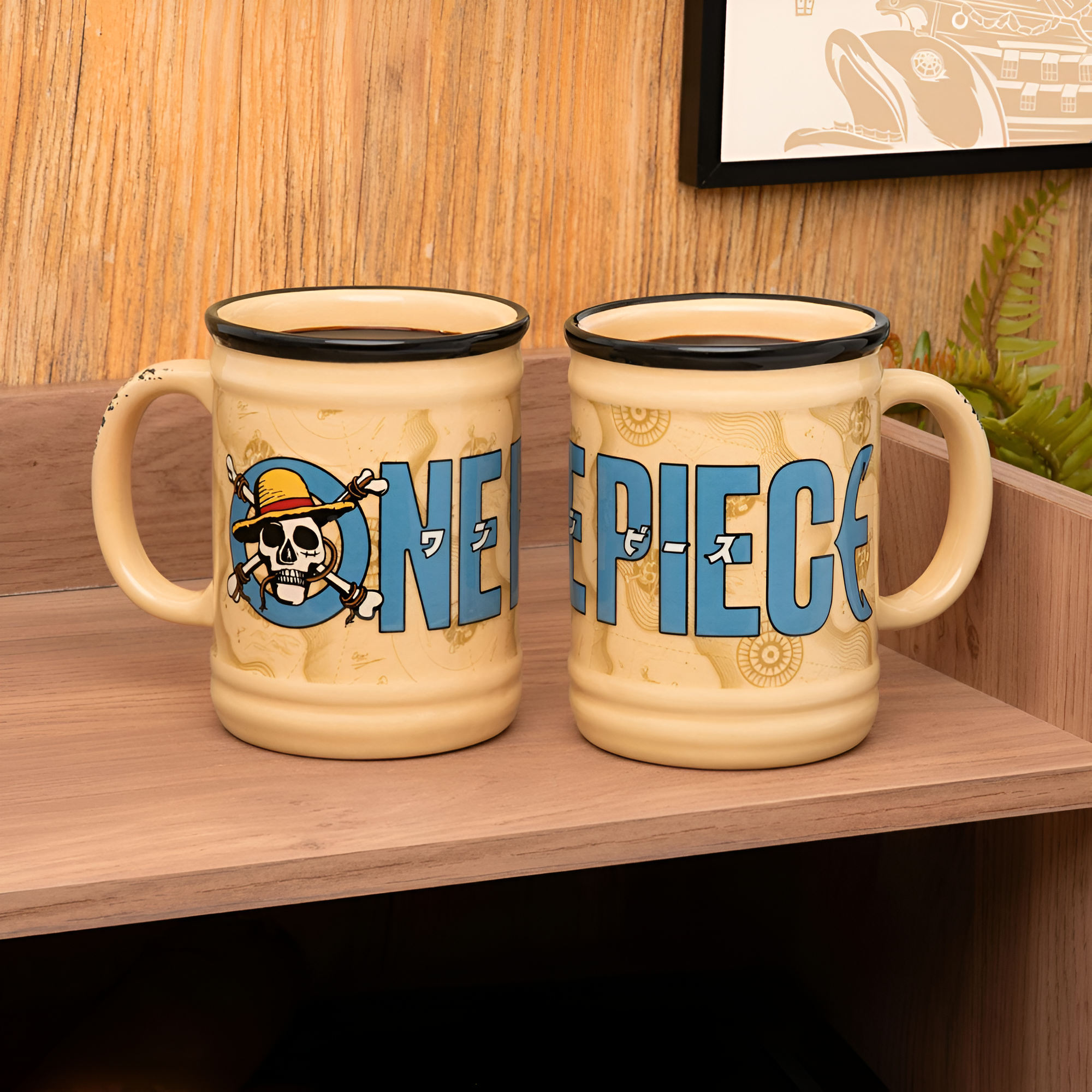 Sculpted One Piece Logo Mug