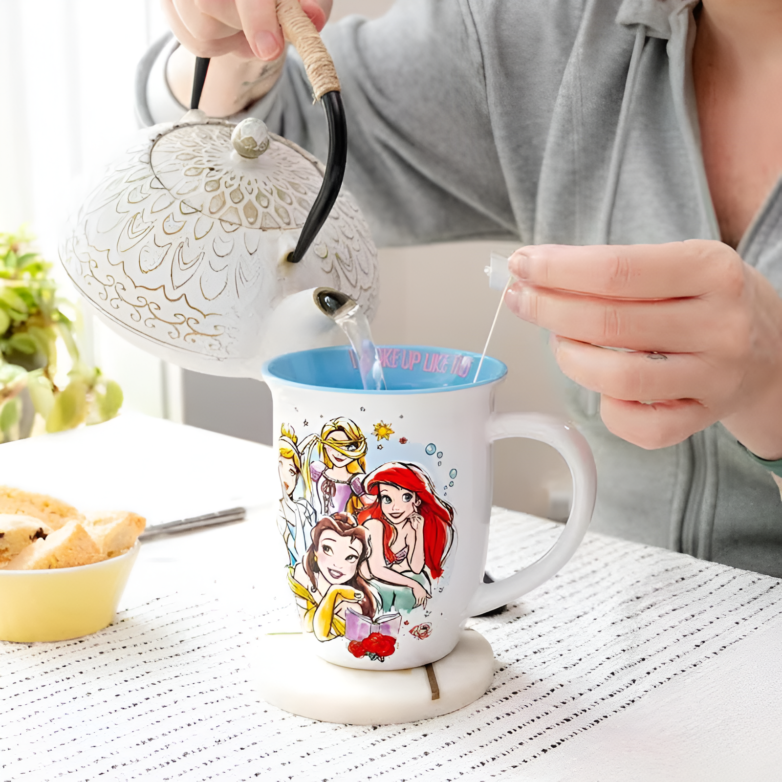 Princess Quote Mug 16oz I Woke Up Like This Wide Rim Coffee Cup