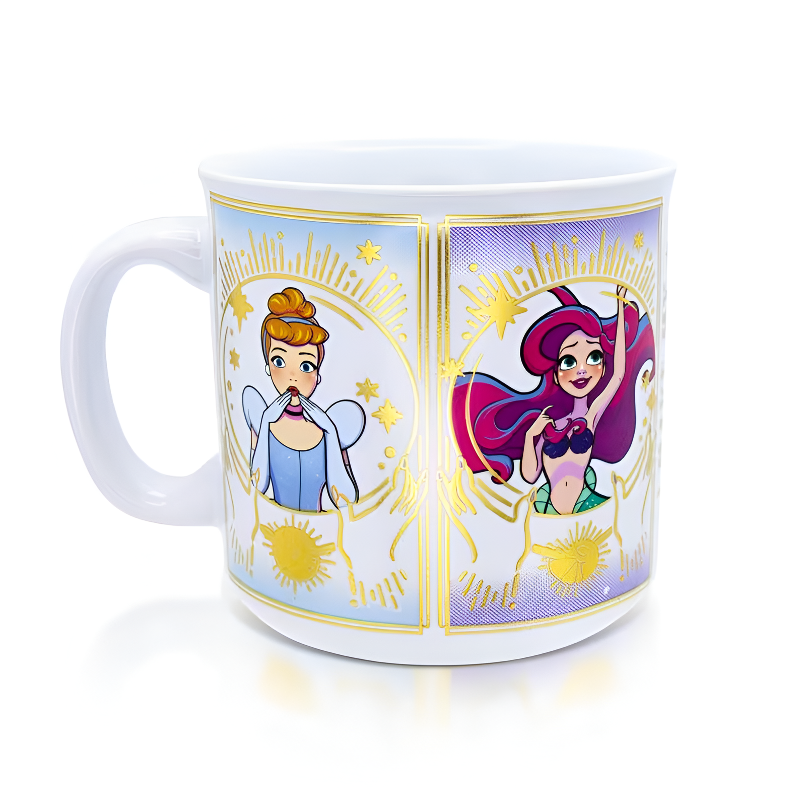 Princess “I Make My Own Magic” 20oz Foil Ceramic Mug Cute Coffee Cup