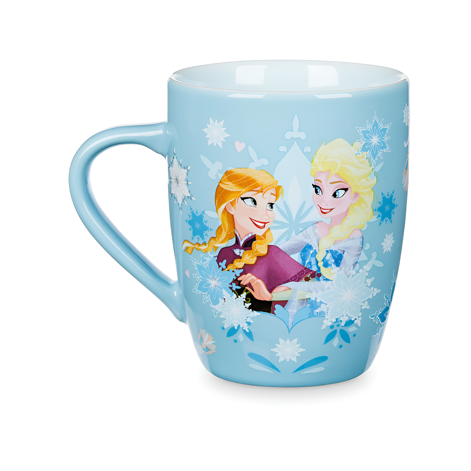 Frozen Princess Mug with Lid Anna and Elsa Ceramic Coffee Cup