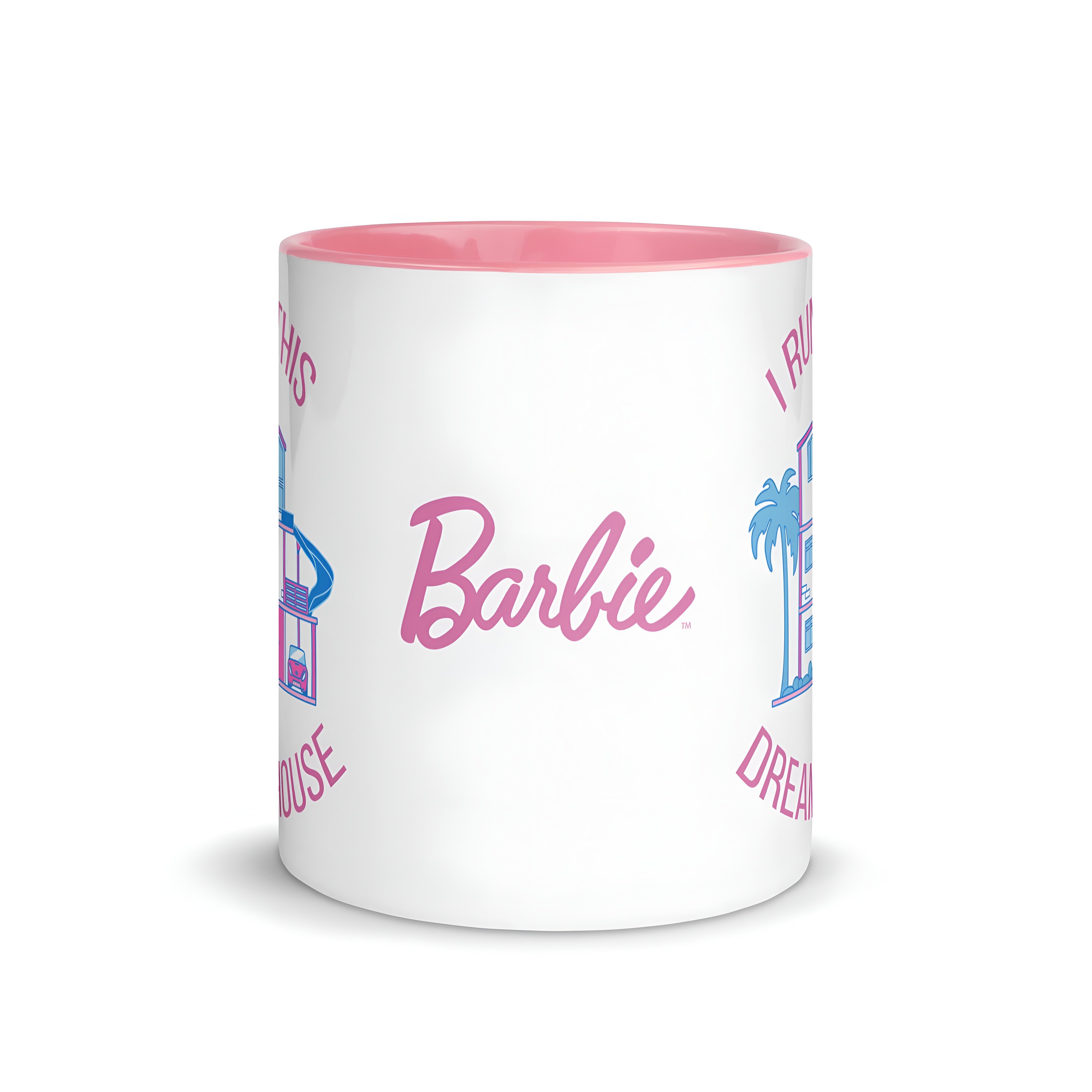 Barbie White Mug I Run This Dreamhouse Stylish Coffee Cup