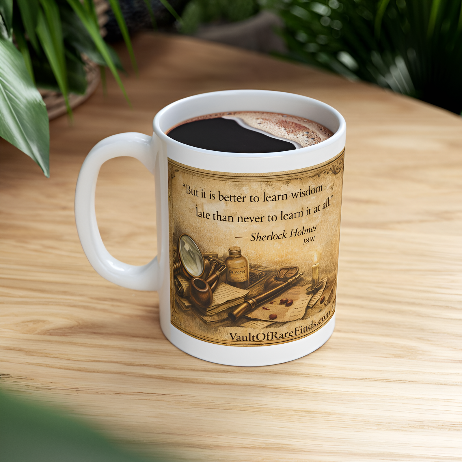 Sherlock Holmes Case 06 Detective Quote Mug