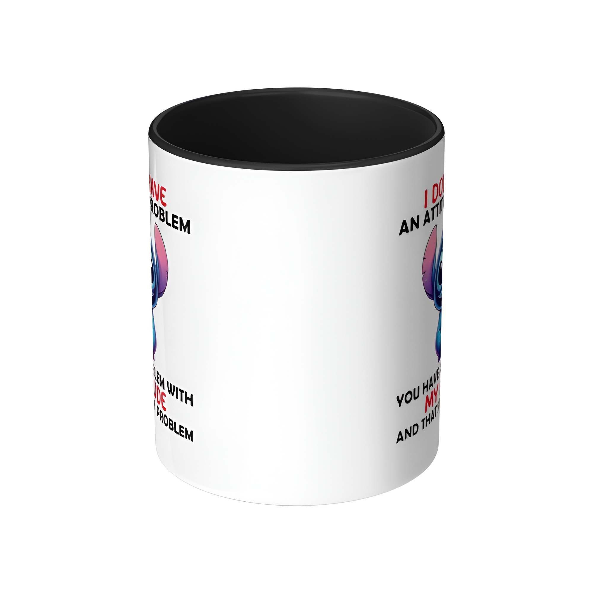 Funny Stitch Design Coffee Mug With Attitude Quote Printed