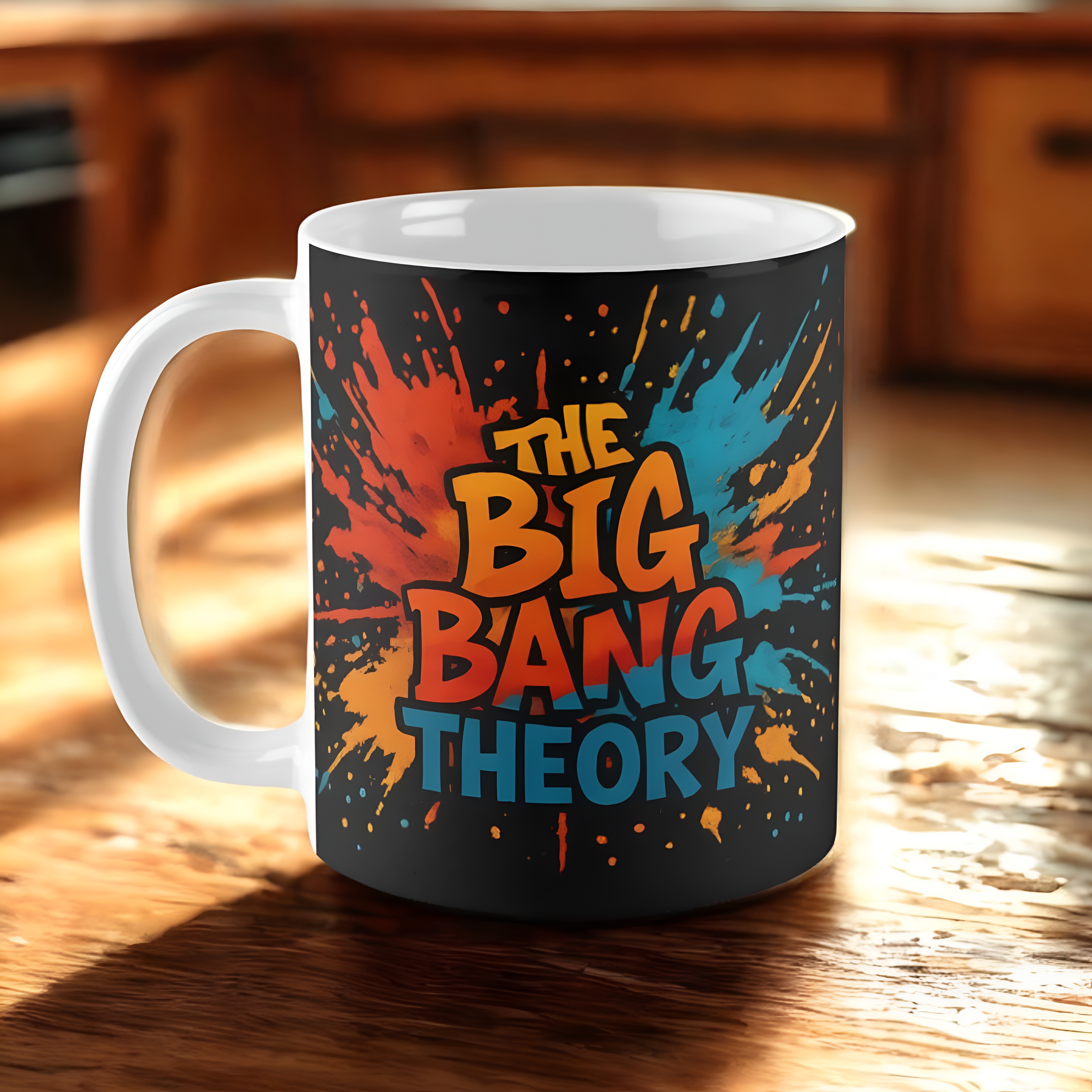 Big Bang Theory Graffiti Splash Graphic Mug