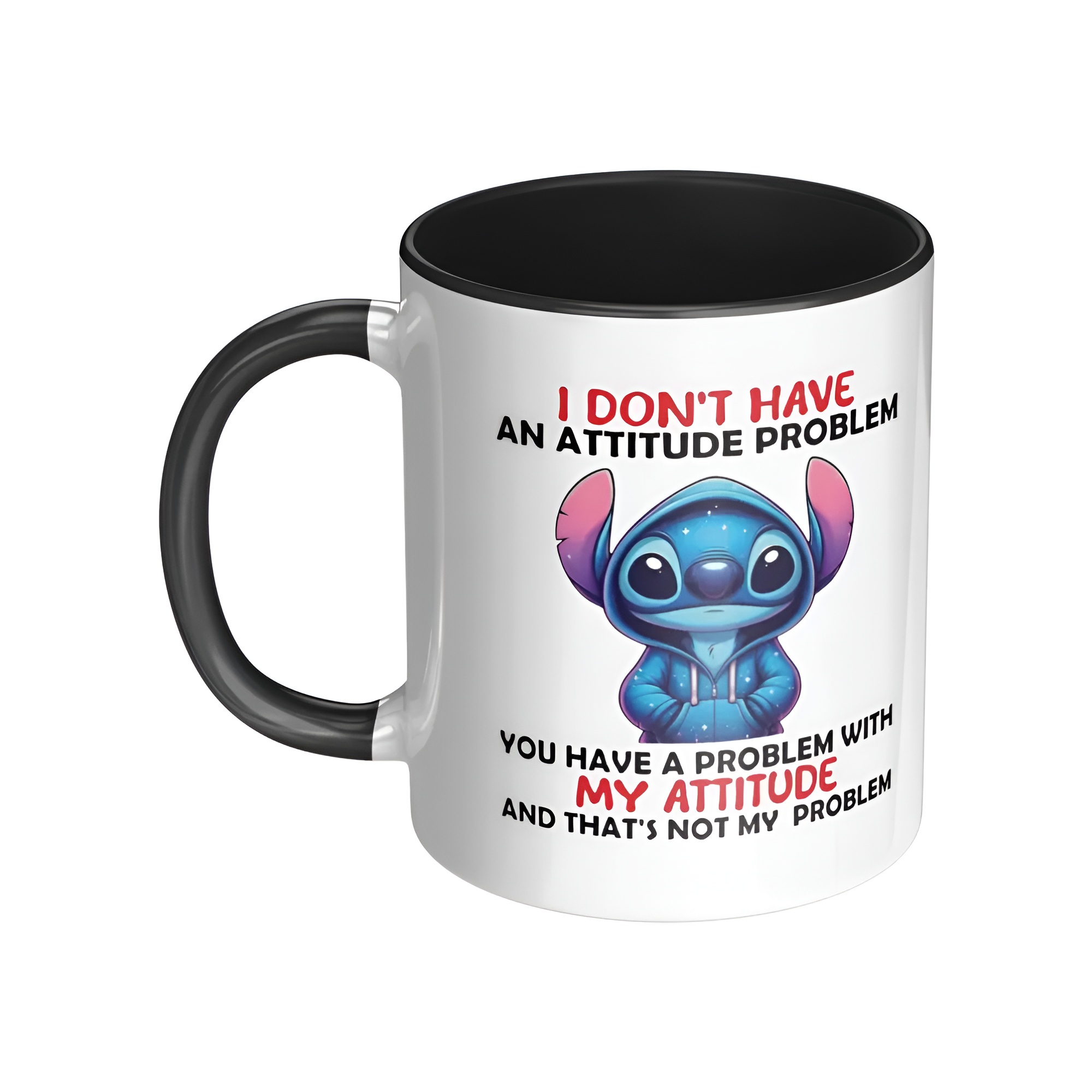 Funny Stitch Design Coffee Mug With Attitude Quote Printed