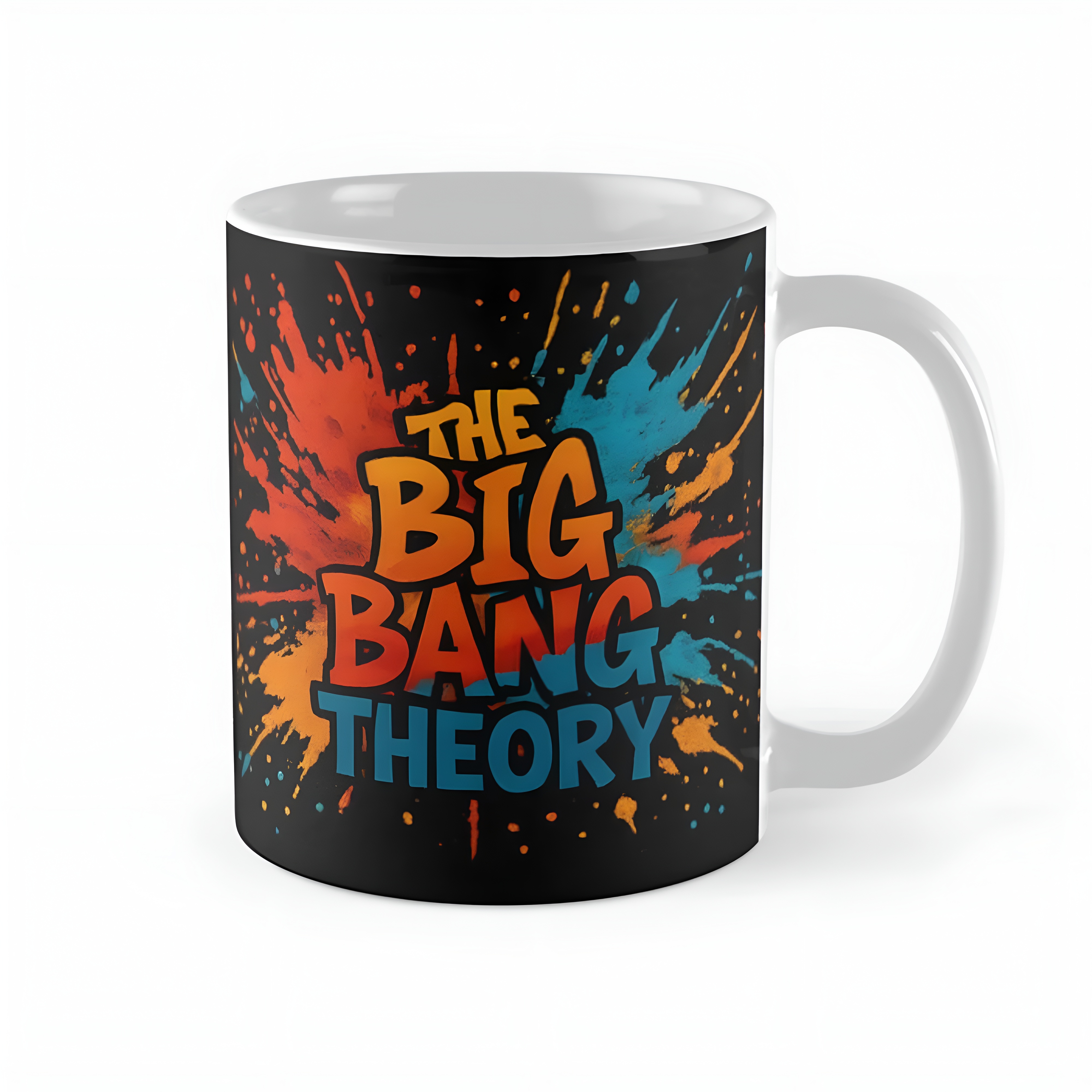 Big Bang Theory Graffiti Splash Graphic Mug