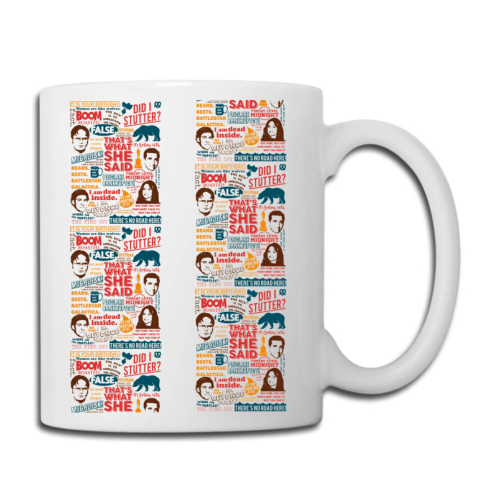 The Office Quotes Character Ceramic Mug